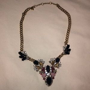 Jcrew Pink and Navy Necklace